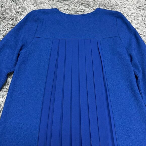 Umgee Royal Blue Shift Dress Pleated Back Size Small - Picture 9 of 9